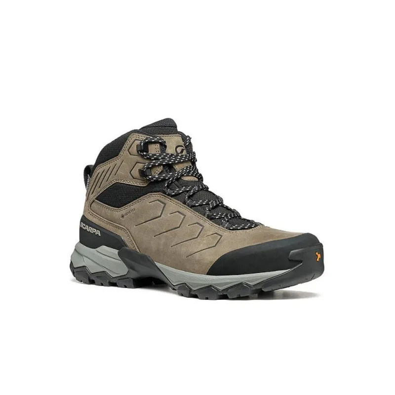 SCARPA Cushioning, Wear Resistant High Top Mountaineering Hiking Shoes Men's Yellow Black-2