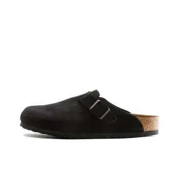 Boston Birkenstock Soft Footbed Narrow 'Black'