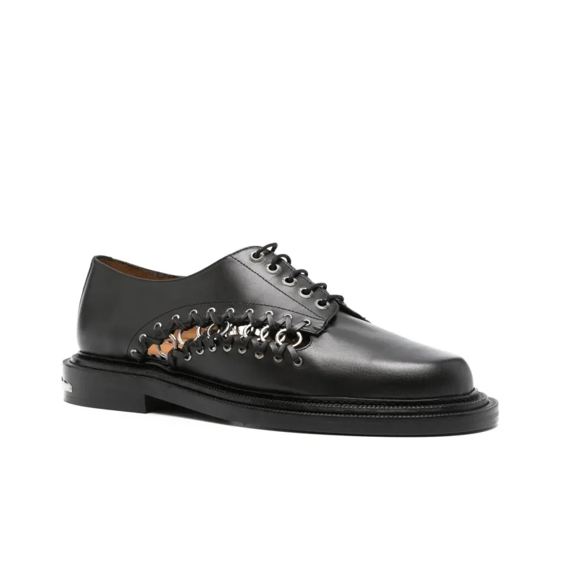 TOGA VIRILIS Ring-embellished Oxford Shoes-2