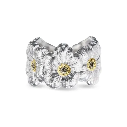 BUCCELLATI BLOSSOMS Series Rings Unisex Silver