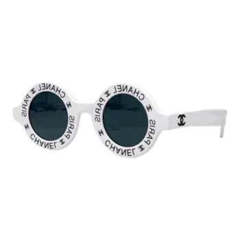 CHANEL 1993 Logo print Round fame Sunglasses