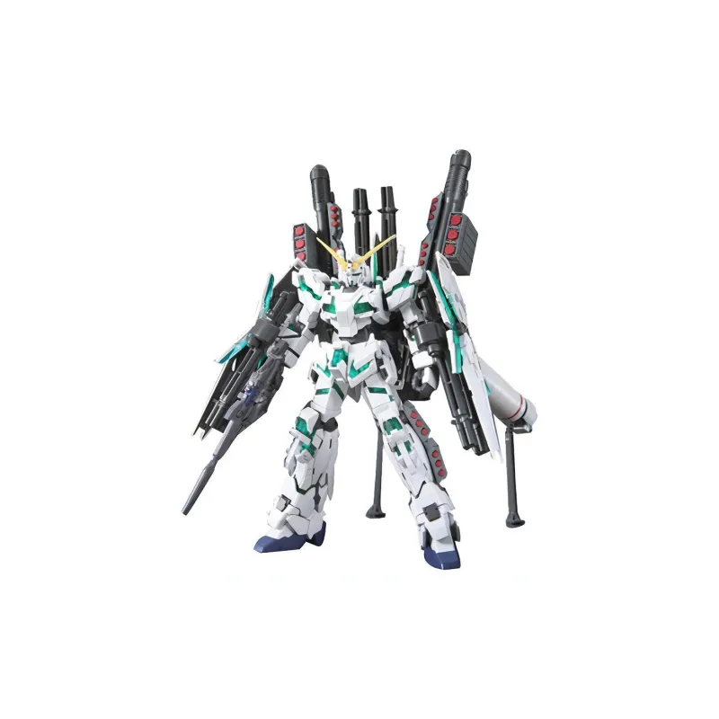 BANDAI RG Mobile Suit Gundam UC Full Armor, Unicorn Gundam Model Kits 13cm-0