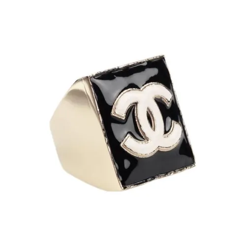 CHANEL Rings Women's Black