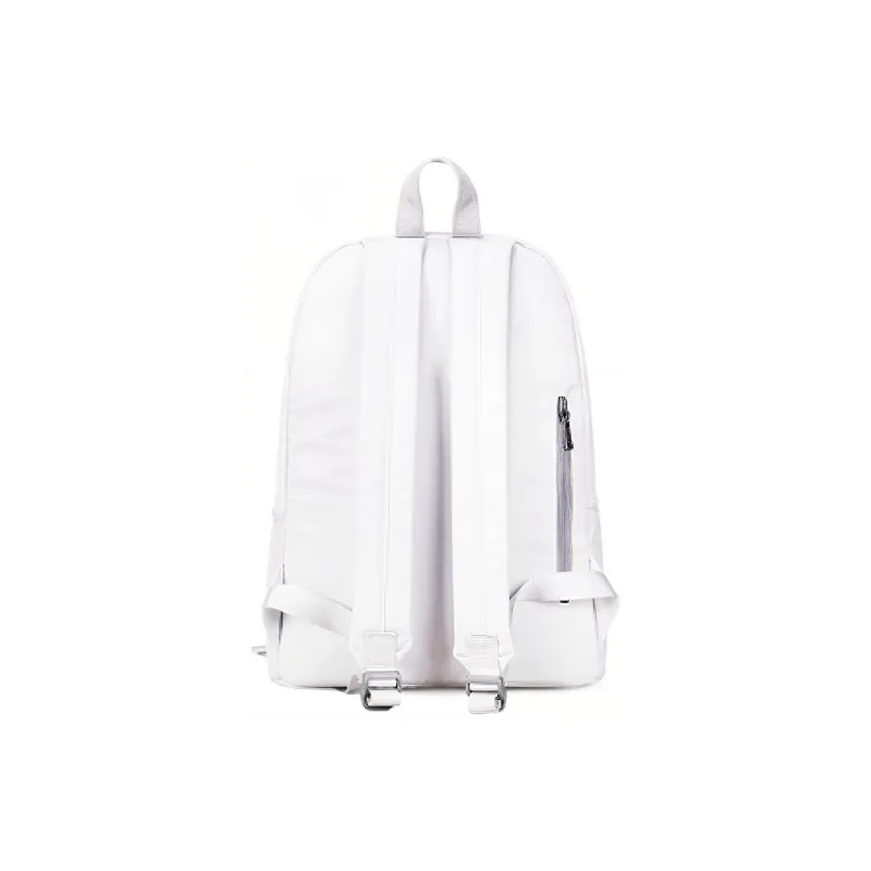 Bansusu Polyester With PU Laptop Backpack Large Size Women's Gray White-2
