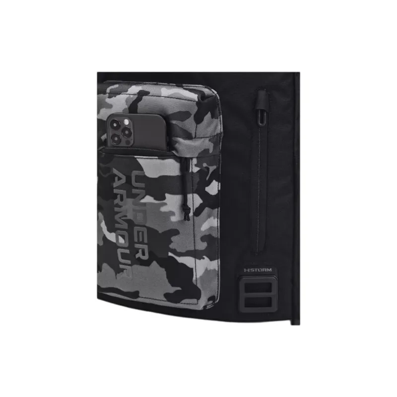 Under Armour Polyester Backpack Regular Unisex Black Camouflage-2