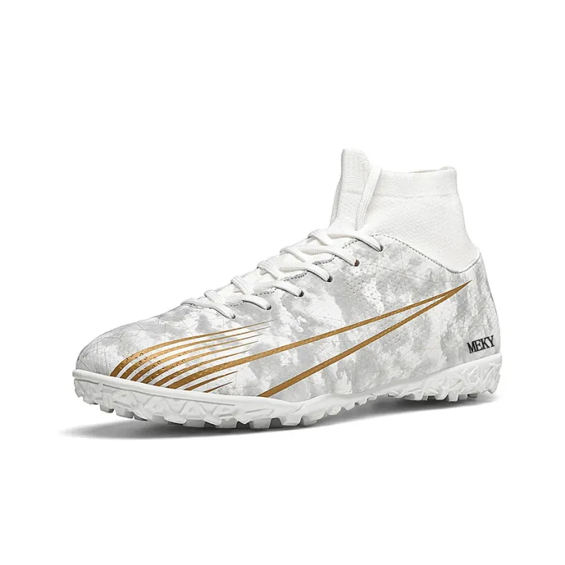 MEKY Cushioned Wear-Resistant Breathable Slip-Resistant Teenagers Soccer Shoes Unisex-17