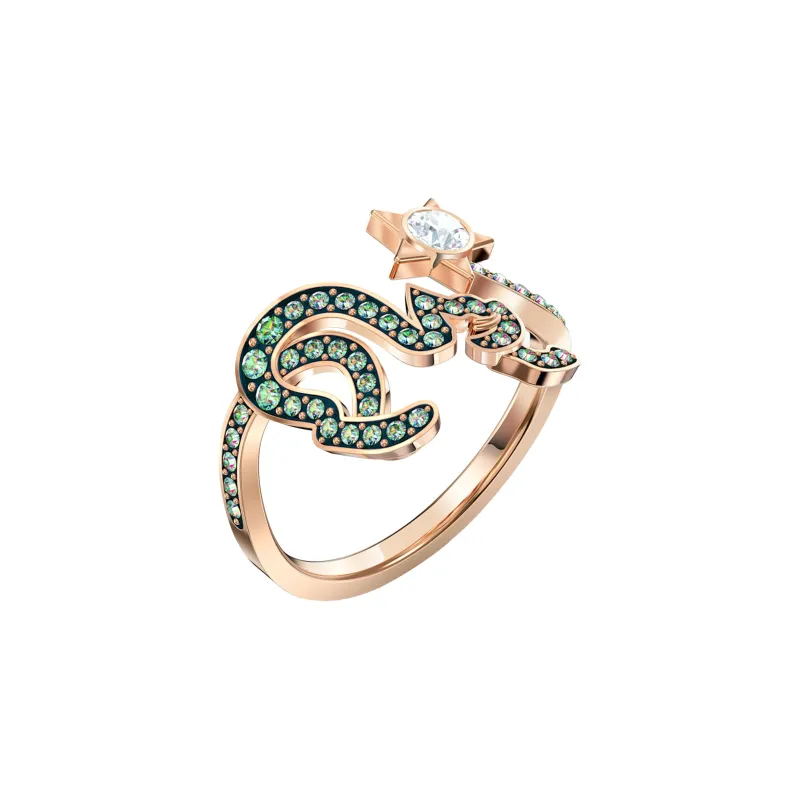 Swarovski Cattitude Artificial Crystal Rings Women's-0