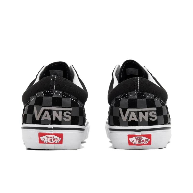 Vans Old Skool Slip-Resistant Cushioning Low-Top Skateboard Shoes Men's Black Gray-3