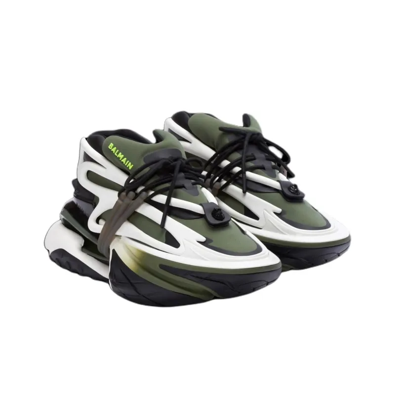 BALMAIN Unicorn Low 'Khaki'-2