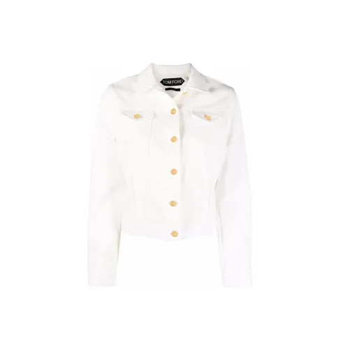 TOM FORD SS24 Denim Jacket Women's White