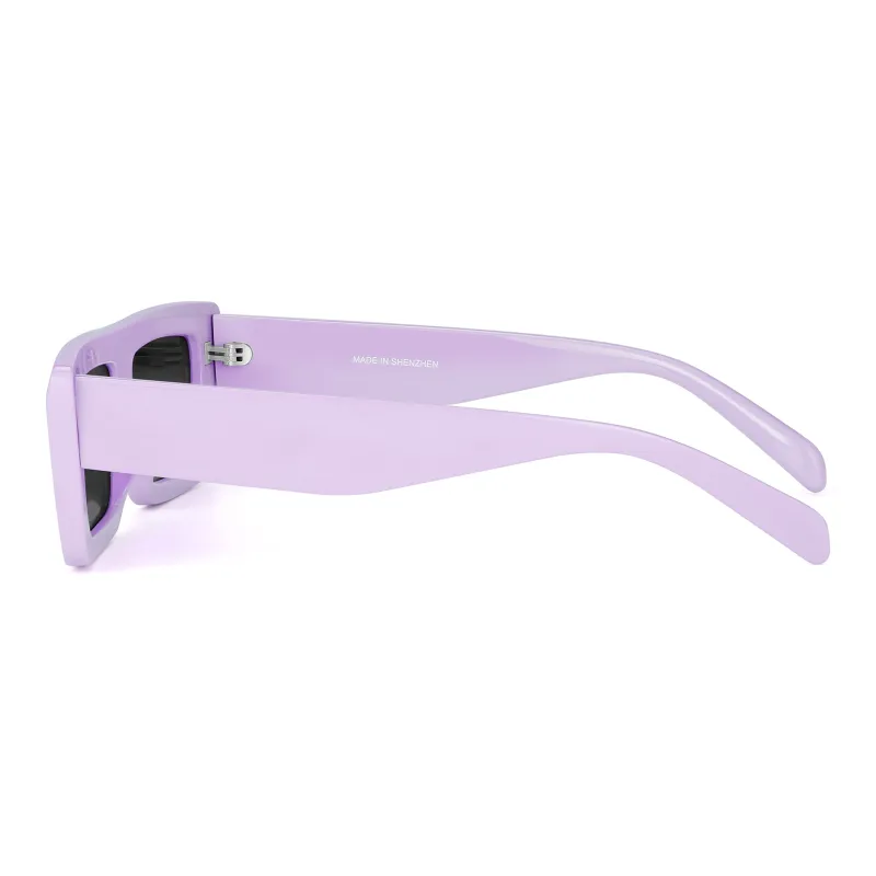 SUYAN TR/Memory Plastic Square Sunglasses Unisex-7