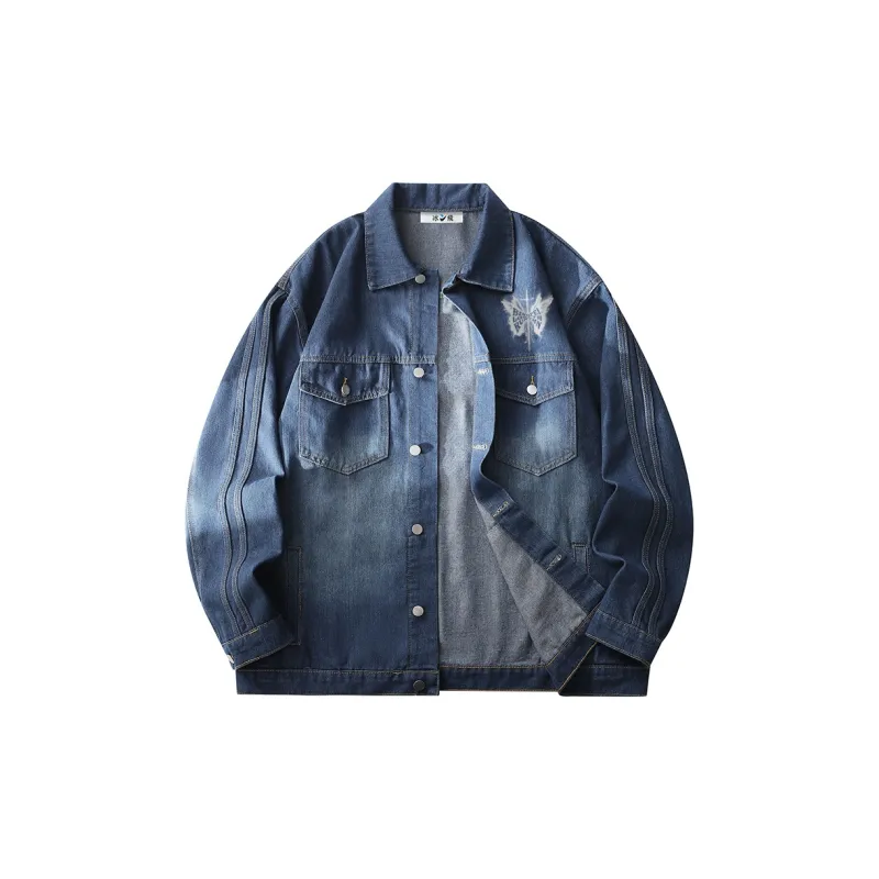 Ice Flying Denim Jackets Unisex-3