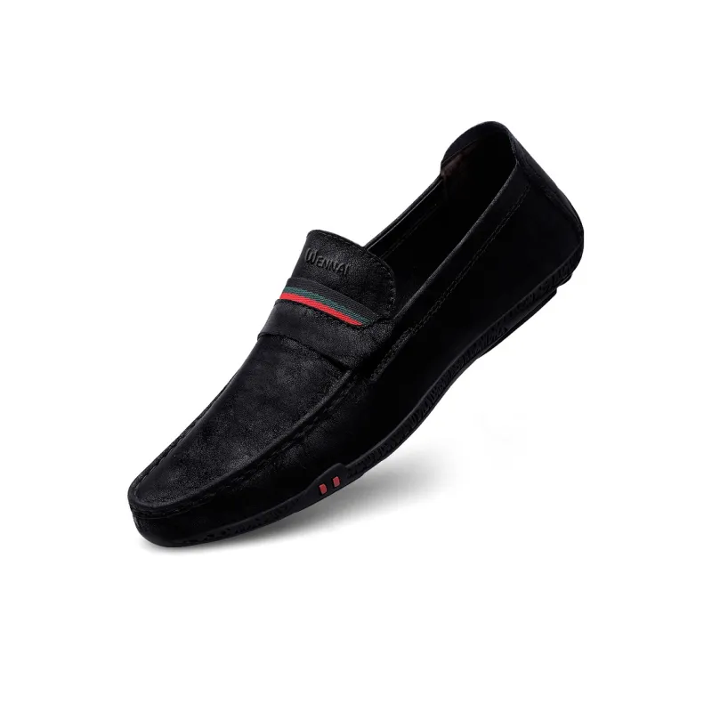 Wen Nai Beanie Shoes Men's Black-2