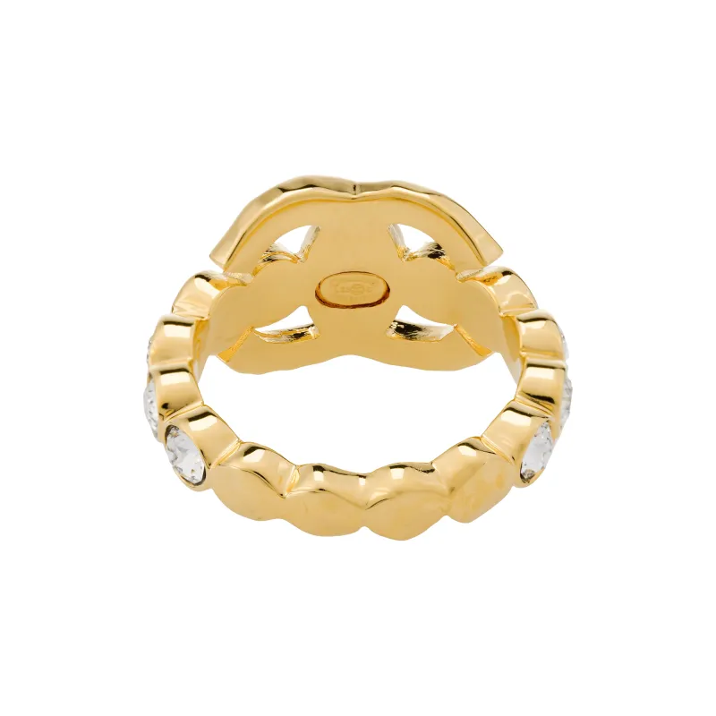 CHANEL Metal Rings Women's Gold-2