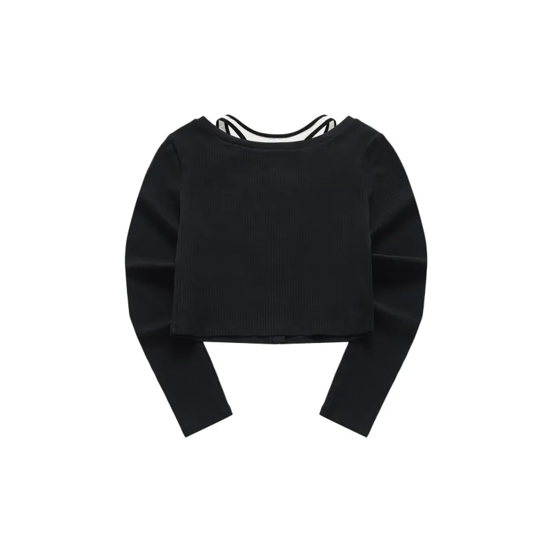 FILA FUSION T Shirt Women's Jet Black-1
