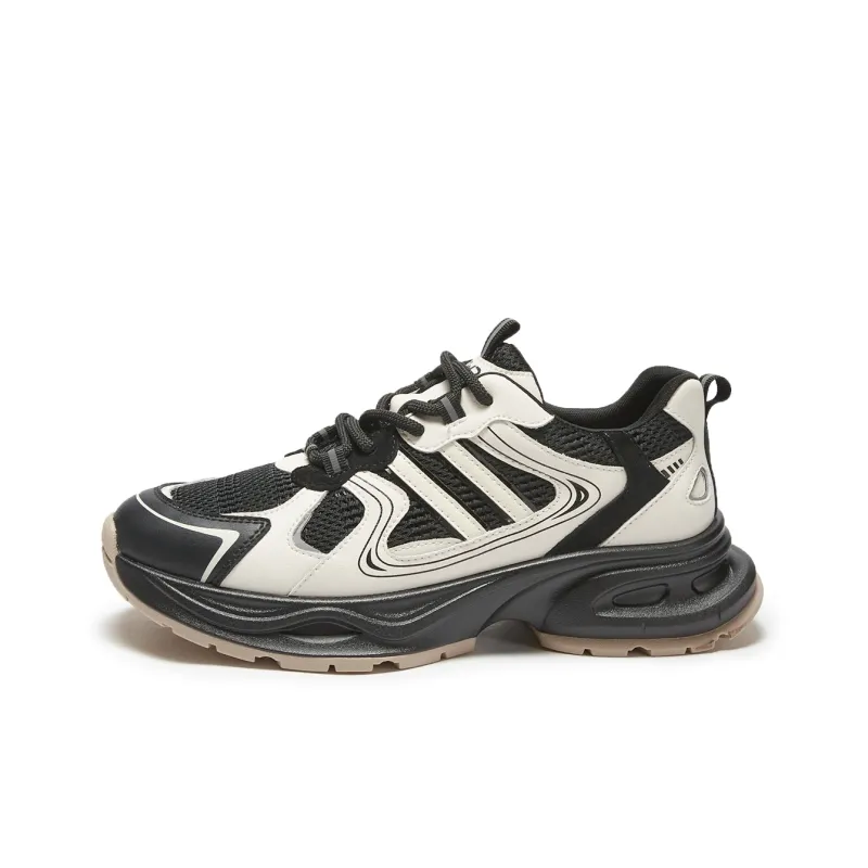Hotwind Height Increasing Breathable Low-Top Chunky Sneakers Men's-4