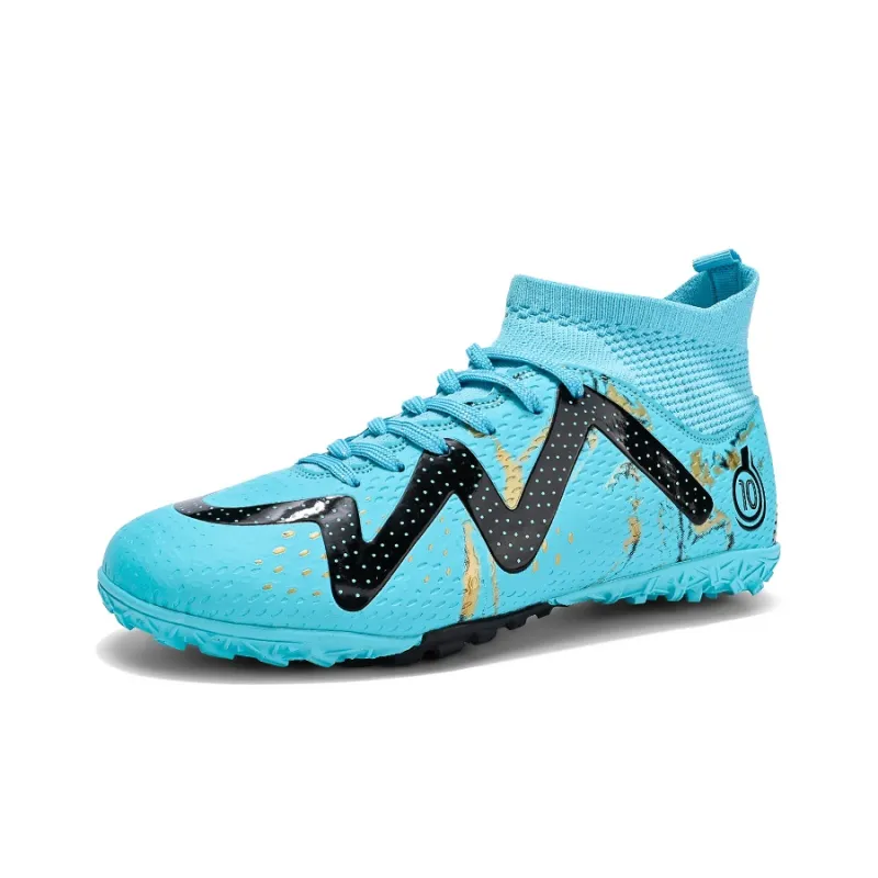 GERTOP Cushioning Anti-Slip Wear-Resistant Breathable Balance Lightweight Soccer Shoes Unisex-27