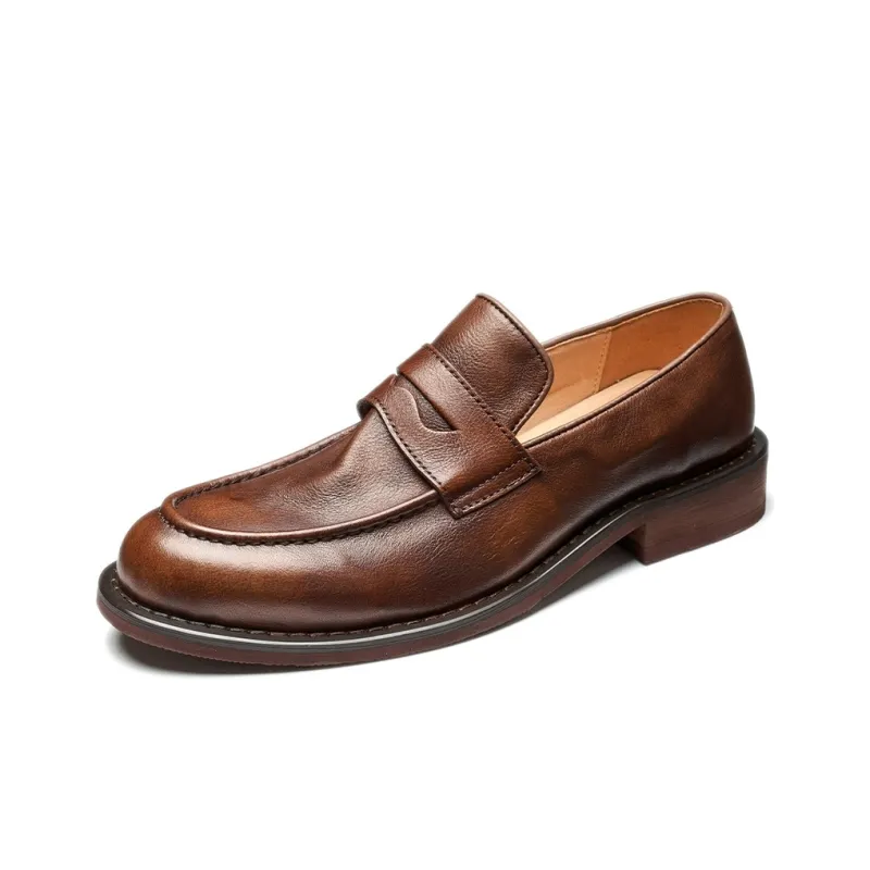 MANSA Loafers Men Black/Coffee-6