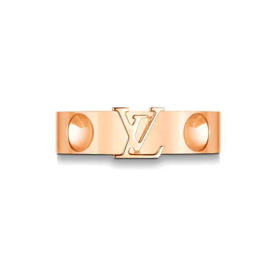 LOUIS VUITTON Empreinte Ring Pink Gold-1