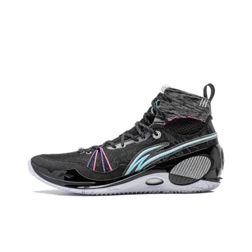 LINING Wade 808 3 Ultra Basketball Shoes Men High-Top Berry Purple/Black