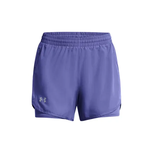 Under Armour UA Fly By Sports Shorts Women's Dark Violet