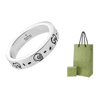 GUCCI 925 Sterling Silver Rings Unisex