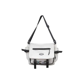 BALANG Nylon Messenger Bag Shoulder Bag Regular Unisex White/Black/Khaki/Blue