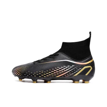 GERTOP Cushioning Anti-Slip Wear-Resistant Breathable Balance Lightweight Soccer Shoes Unisex