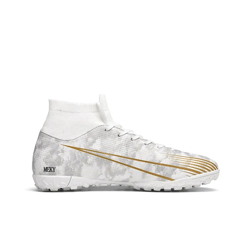 MEKY Cushioned Wear-Resistant Breathable Slip-Resistant Teenagers Soccer Shoes Unisex-16