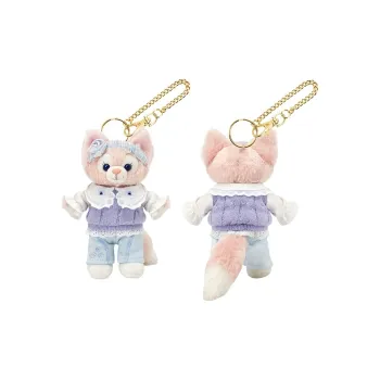 Disney LinaBell 2024 Spring Duffy And Friends Collection Keychain Dolls Plush Pendant 13cm High 13CM Length
