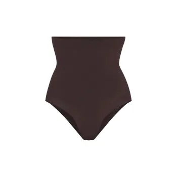 SKIMS SEAMLESS SCULPT HIGH-WAISTED BRIEF Underpants Women's 1 Pack ESPRESSO/Dark Coffee Color
