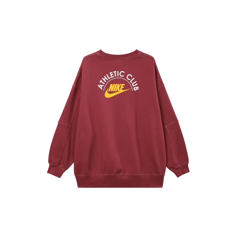 Nike Sweatshirts Women's Rush Brown Red-1
