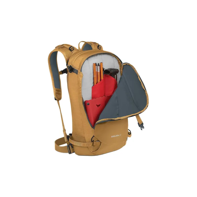 OSPREY Nylon Outdoor Hiking Bag Backpack Regular Unisex Yellow-1