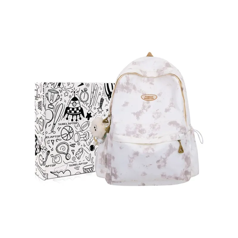 SURELAPTOP Nylon Backpack Computer Backpack Backpack Regular Unisex Multicolor-11