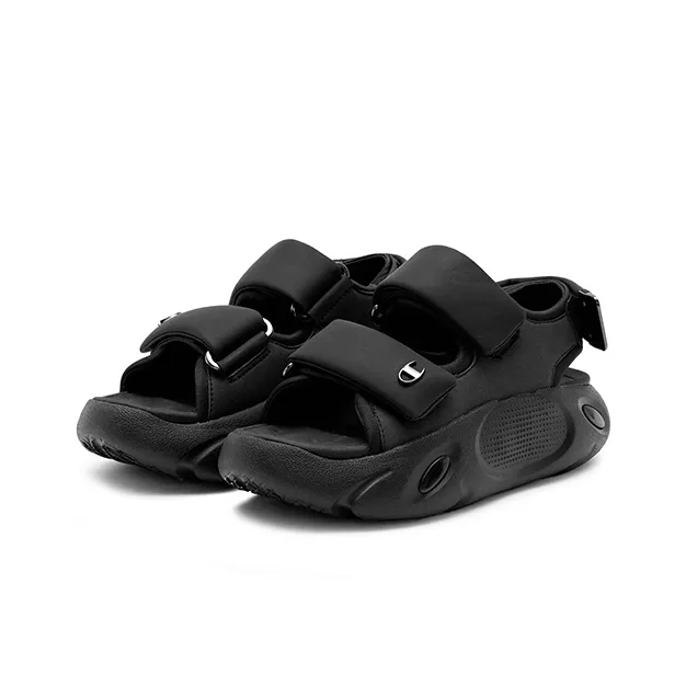 Champion Campus Sandal Cloud 1 Beach Sandals Women's Black-2
