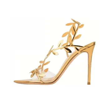 GIANVITO ROSSI Flavia 105mm Leather Sandals