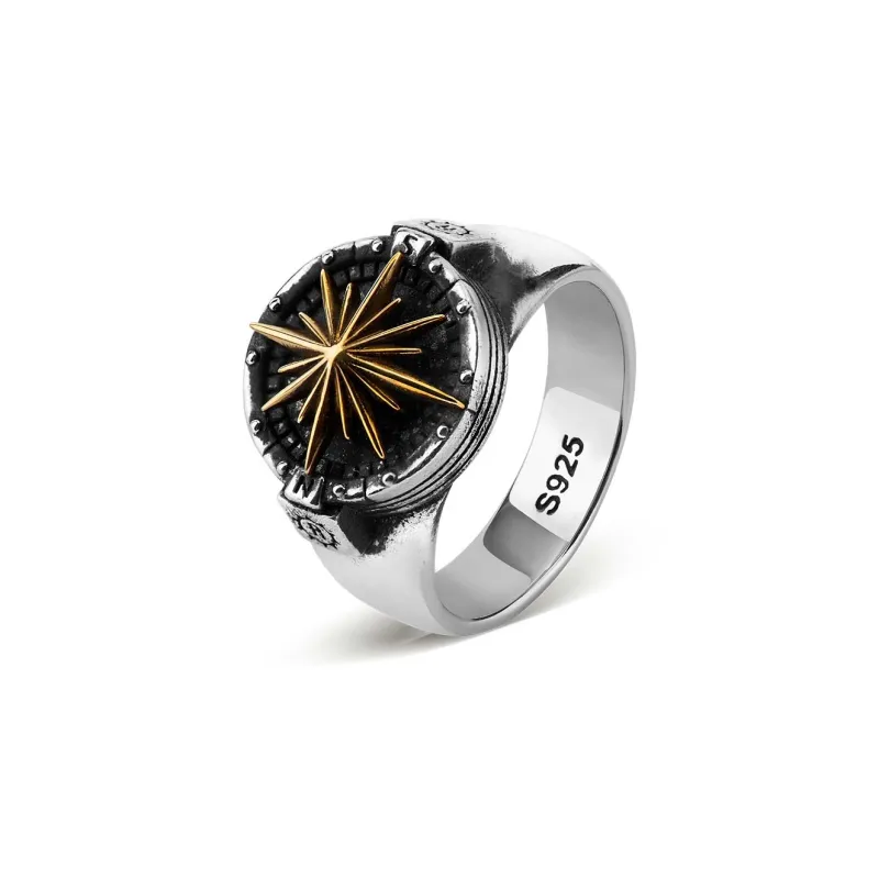 ROCK&RIDE 925 Sterling Silver Rings Men's-2