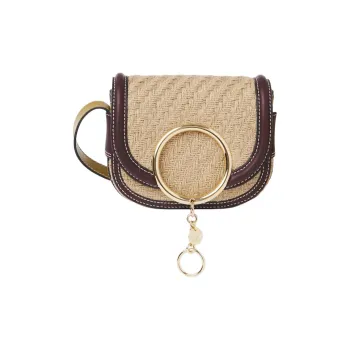 See By Chloe Fabric Shoulder Bag, Crossbody Bag Trumpets Women's Straw Beige