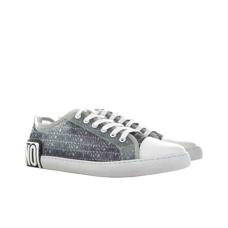 MOSCHINO Lost And Found Web Lace Up Sneakers-2