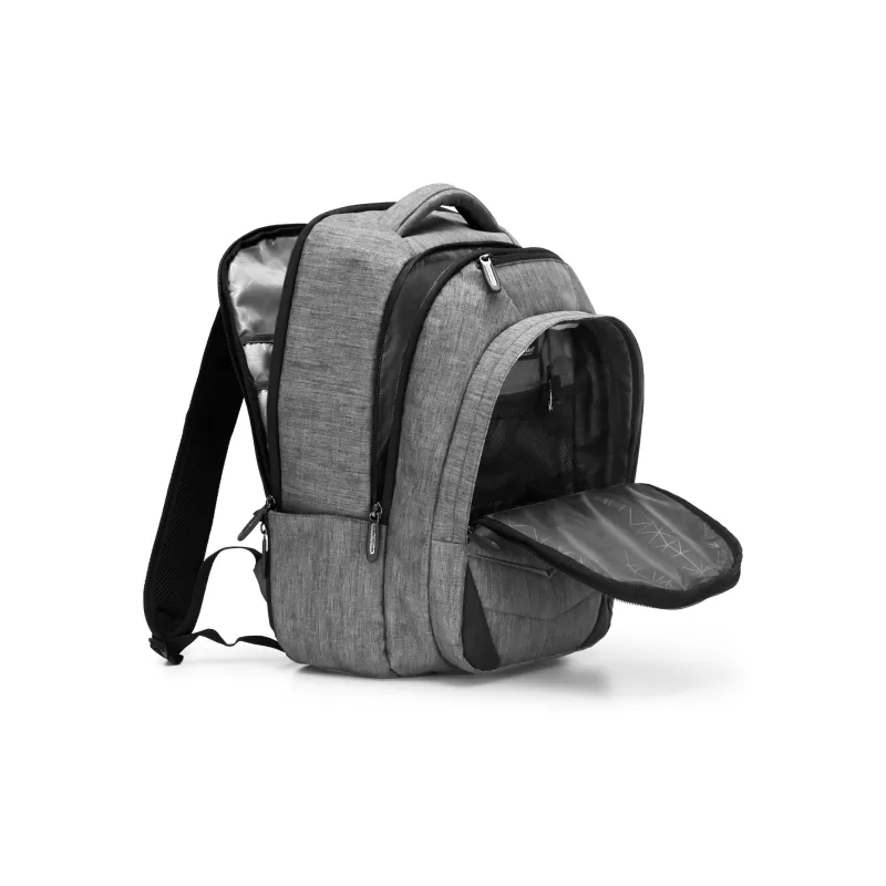 Traveler's Choice Fabric Commute Backpack Unisex Deep Sea Blue/Subtle Grey/Starry Black-8