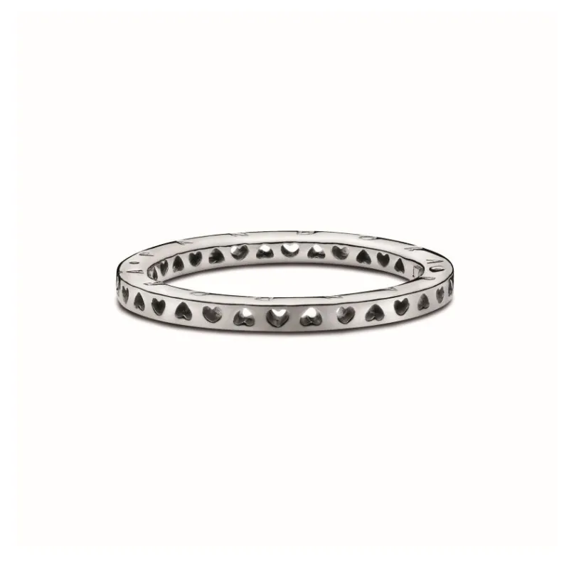 Pandora 925 Sterling Silver Rings Unisex Silver-2