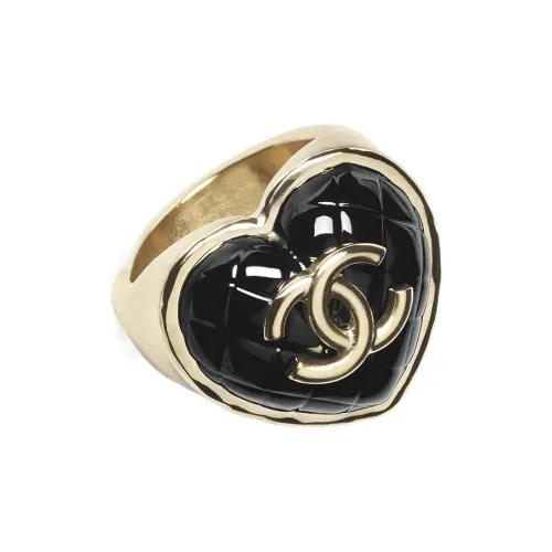 CHANEL Rings Women's Black