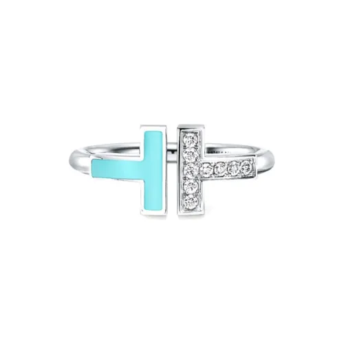 TIFFANY & CO. T Rings Women's Silver