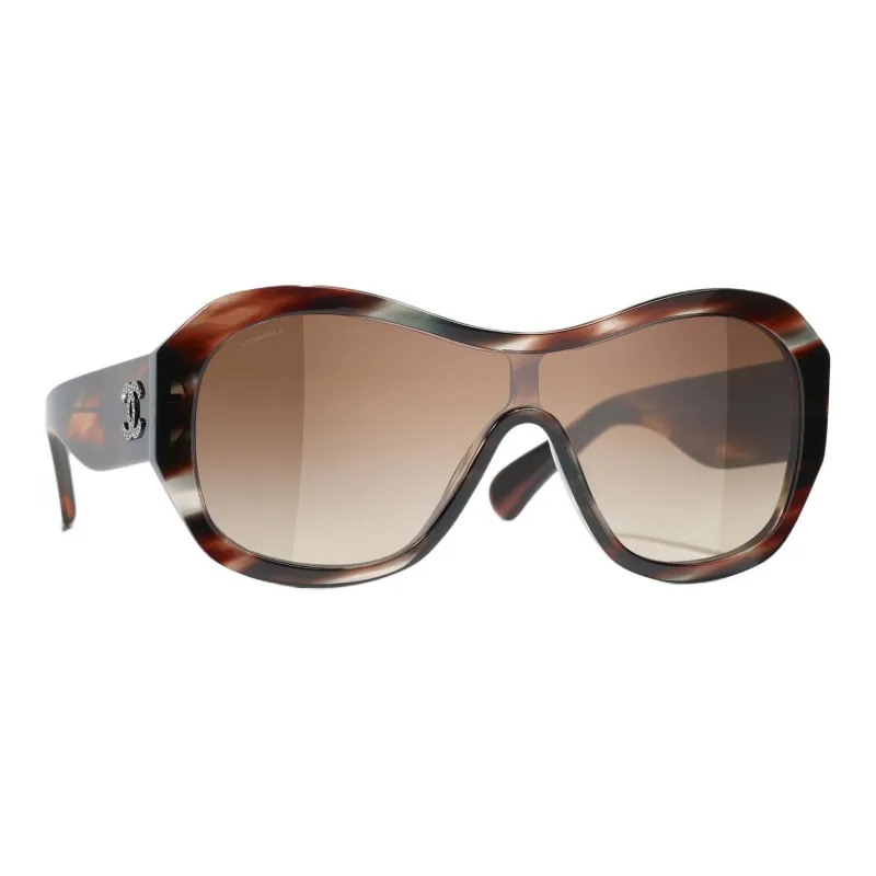 CHANEL Shield Sunglasses-1