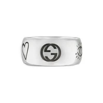 GUCCI Blind For Love Ring Wide