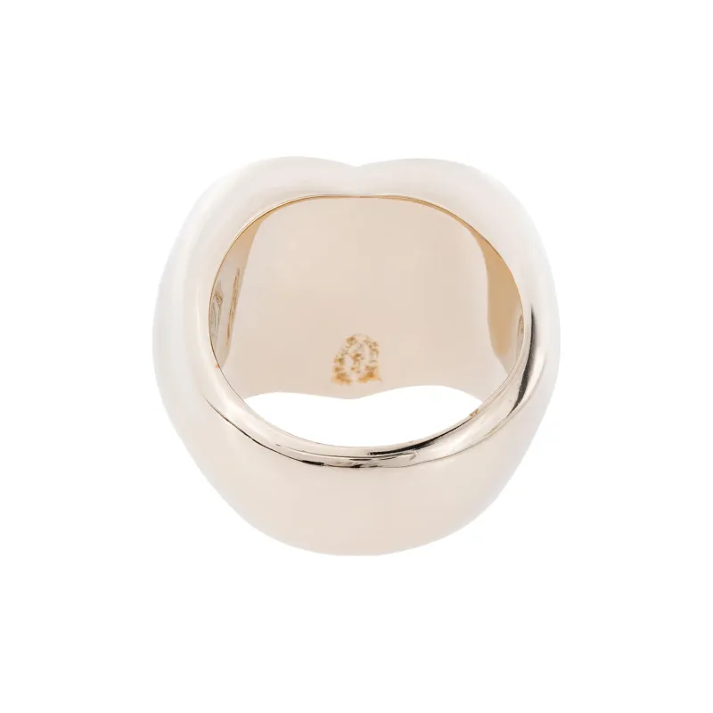 CHANEL Metal Rings Women's Black-2