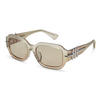 BLACKHEAD Plate And Metal Square Sunglasses Unisex