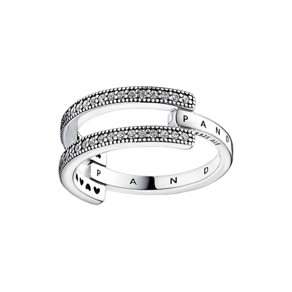 Pandora 925 Sterling Silver Rings Women's Silver-1