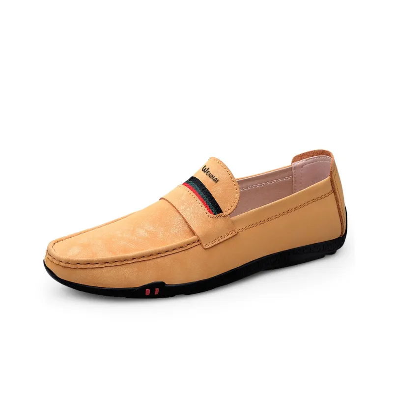 Wen Nai Casual Shoes Men's Yellow-1