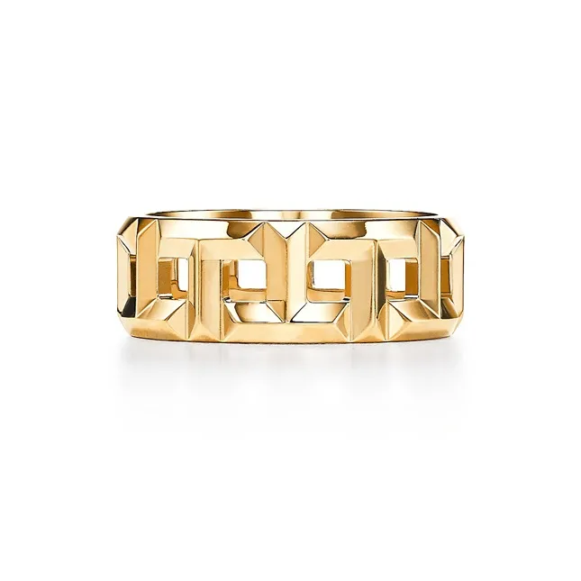 TIFFANY & CO. T 18K Gold Rings Unisex-2